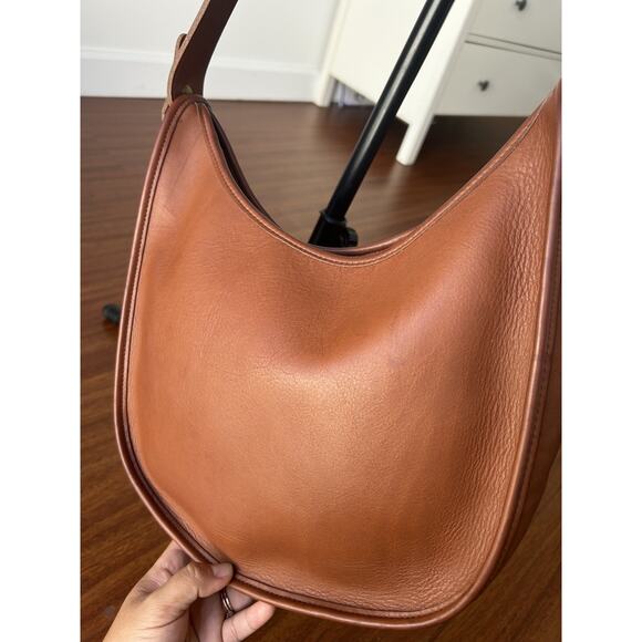 Vintage 90s COACH Becket Crescent Hobo Bag 9920 Shoulder Bag Purse Leather Read! - Picture 3 of 16